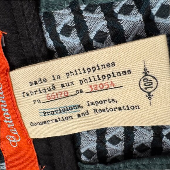 ANTHROPOLOGIE Cantonieer Loire Green Motif Charlie Crop Flare Trousers Pants 10P - Picture 3 of 7